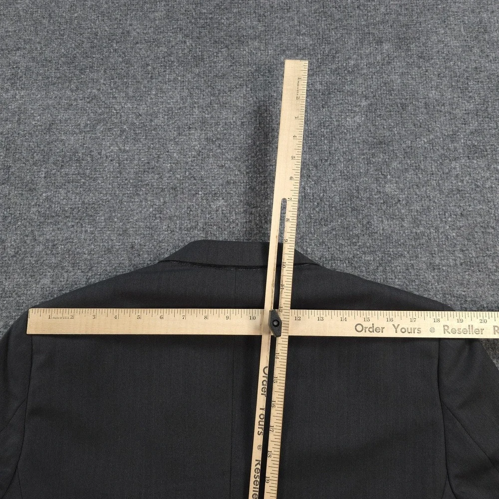 Brooks Brothers Blazer Mens 42R Gray Herringbone Saxxon Wool 1818 Fitzgerald USA